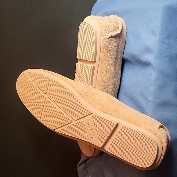 Sperry Pink Suede Loafers - Picture 6 of 7